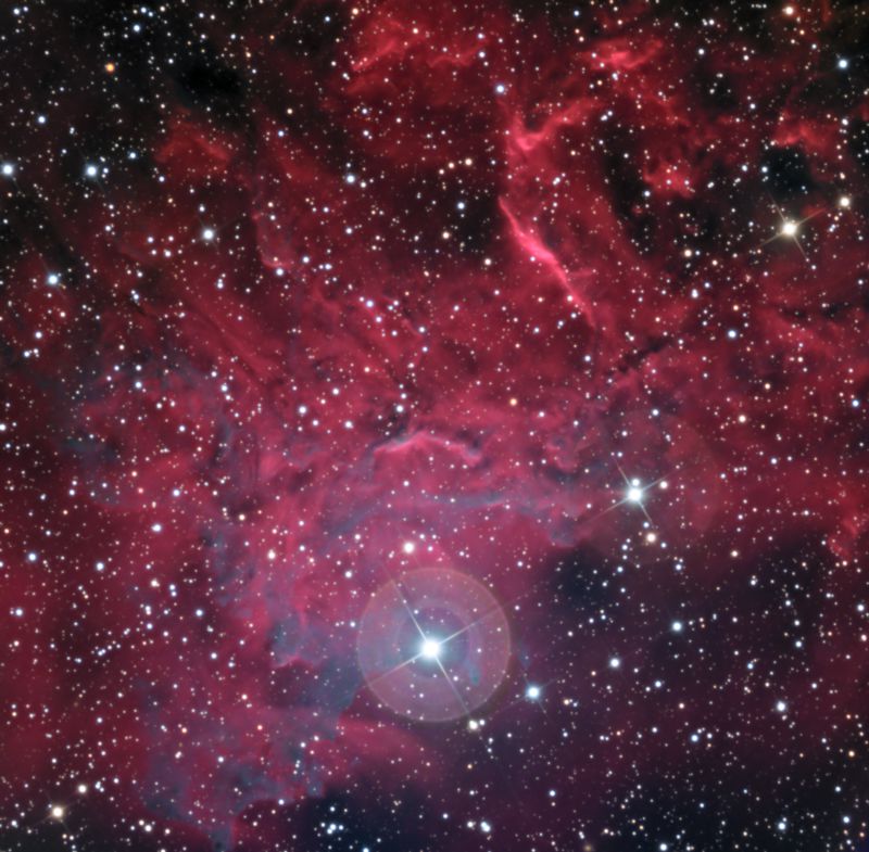 Flaming Star Nebula